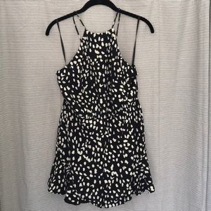 Brushstroke Dot Romper